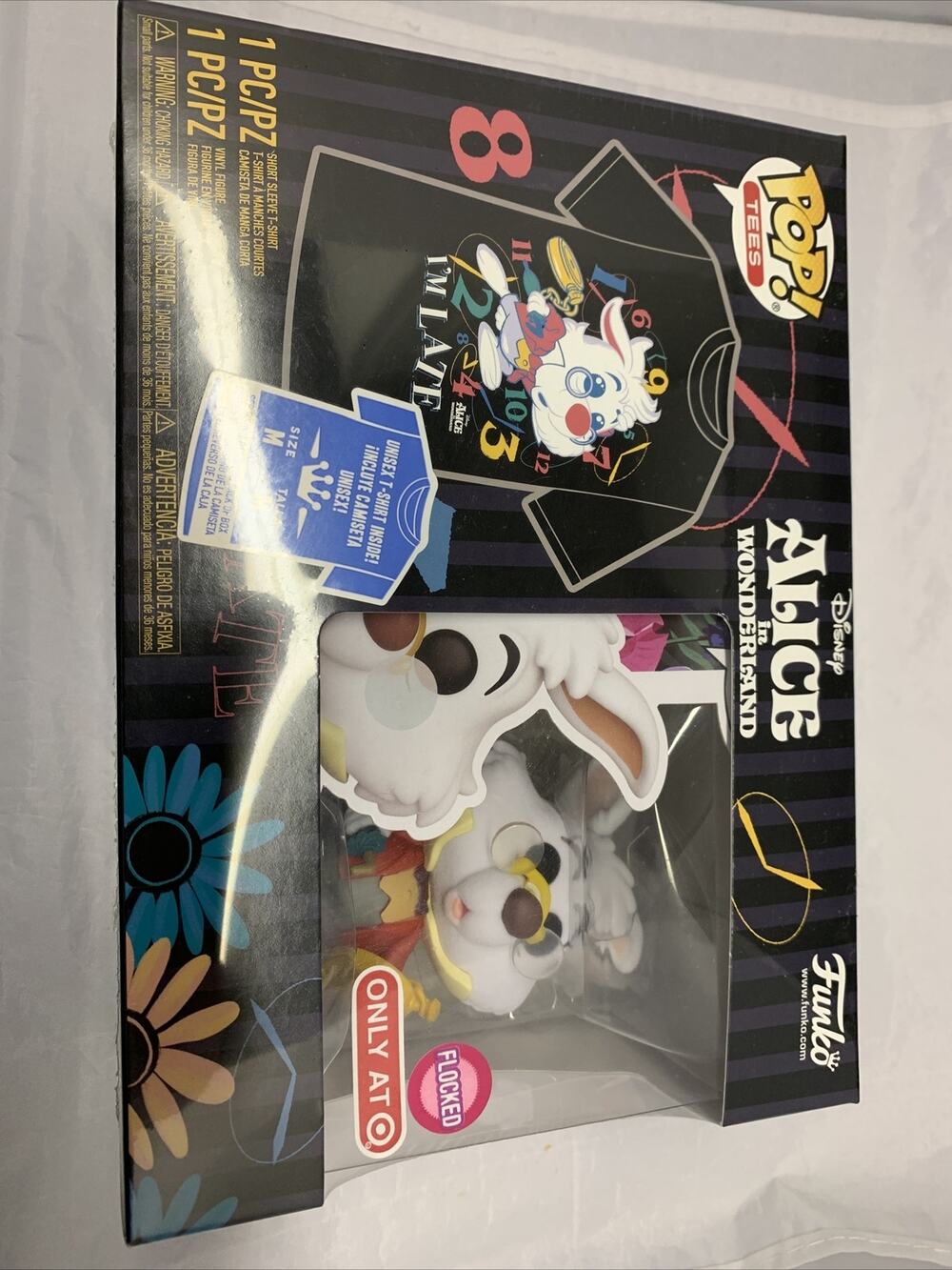 Alice in Wonderland White Rabbit T-shirt Set funko pop Medium